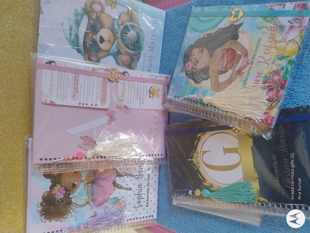 Cadernetas de vacinação personalizada 