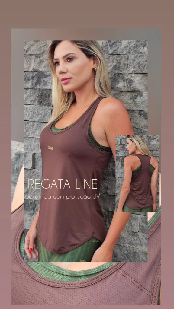 Regatas em dry fit.