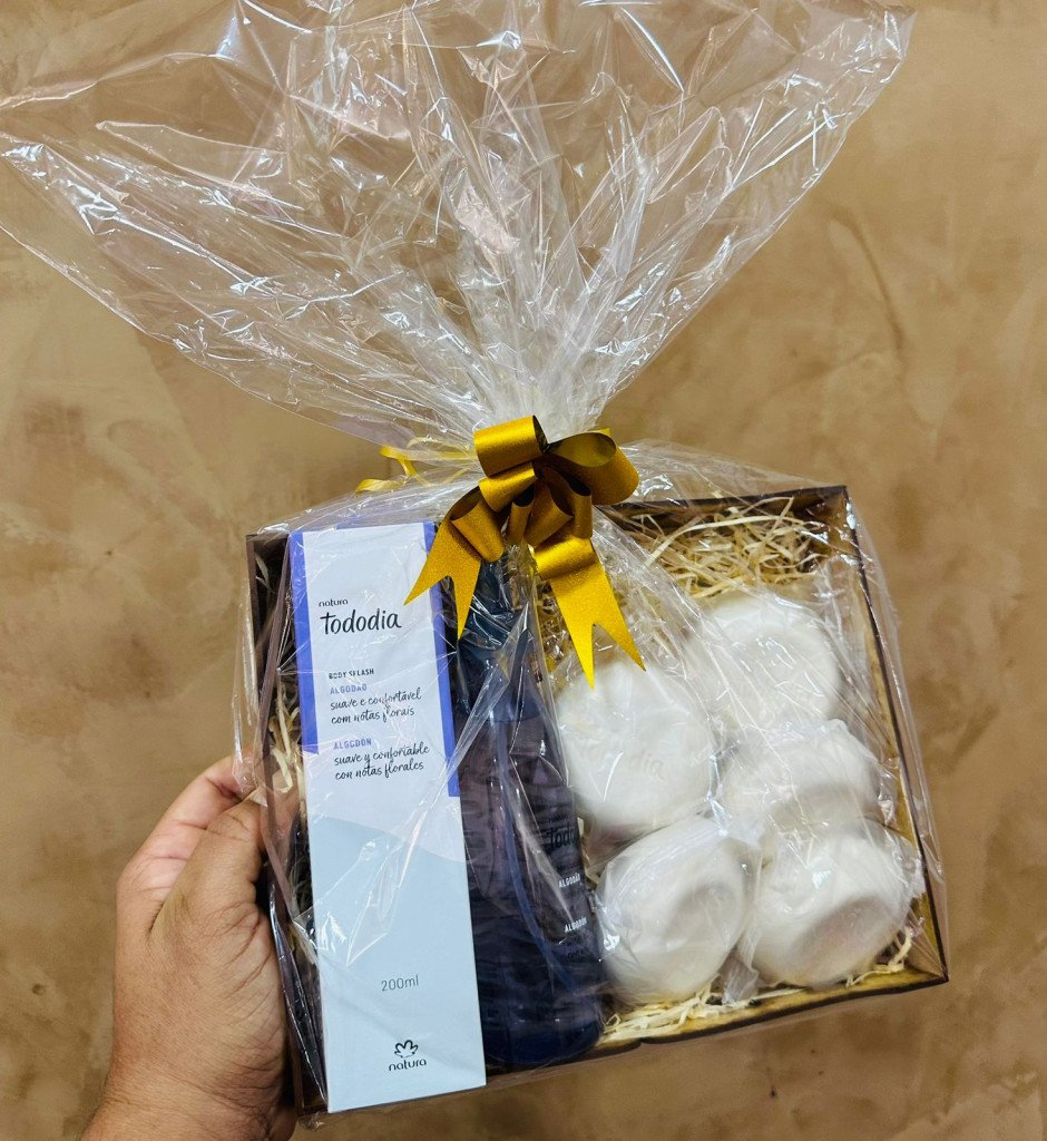 Kit natura algodão 