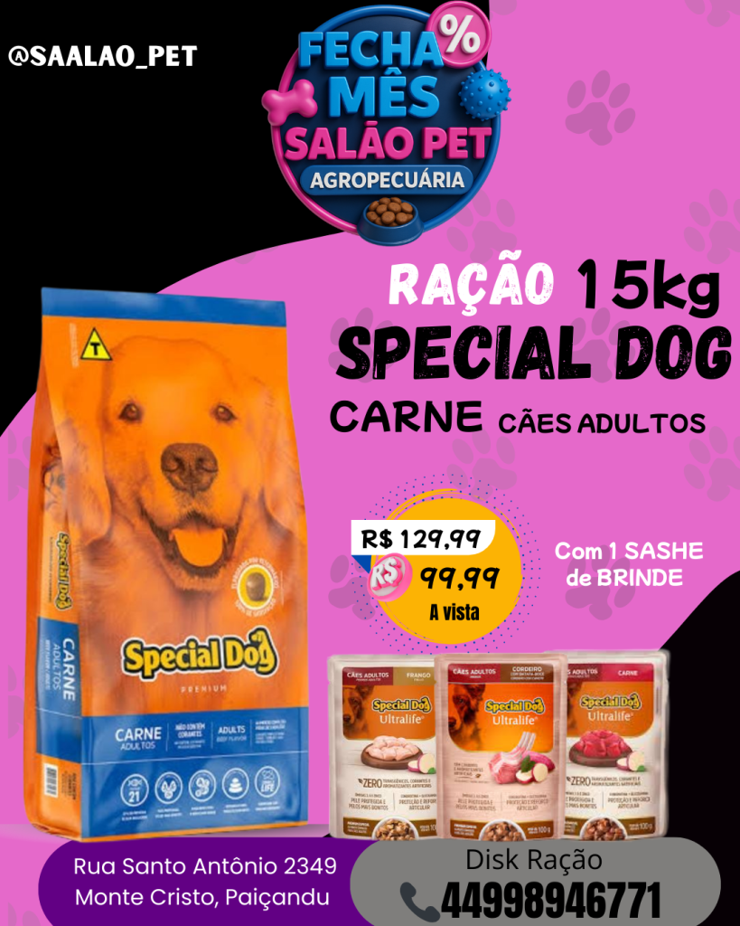 SPECIAL DOG RAÇAO 15KG 