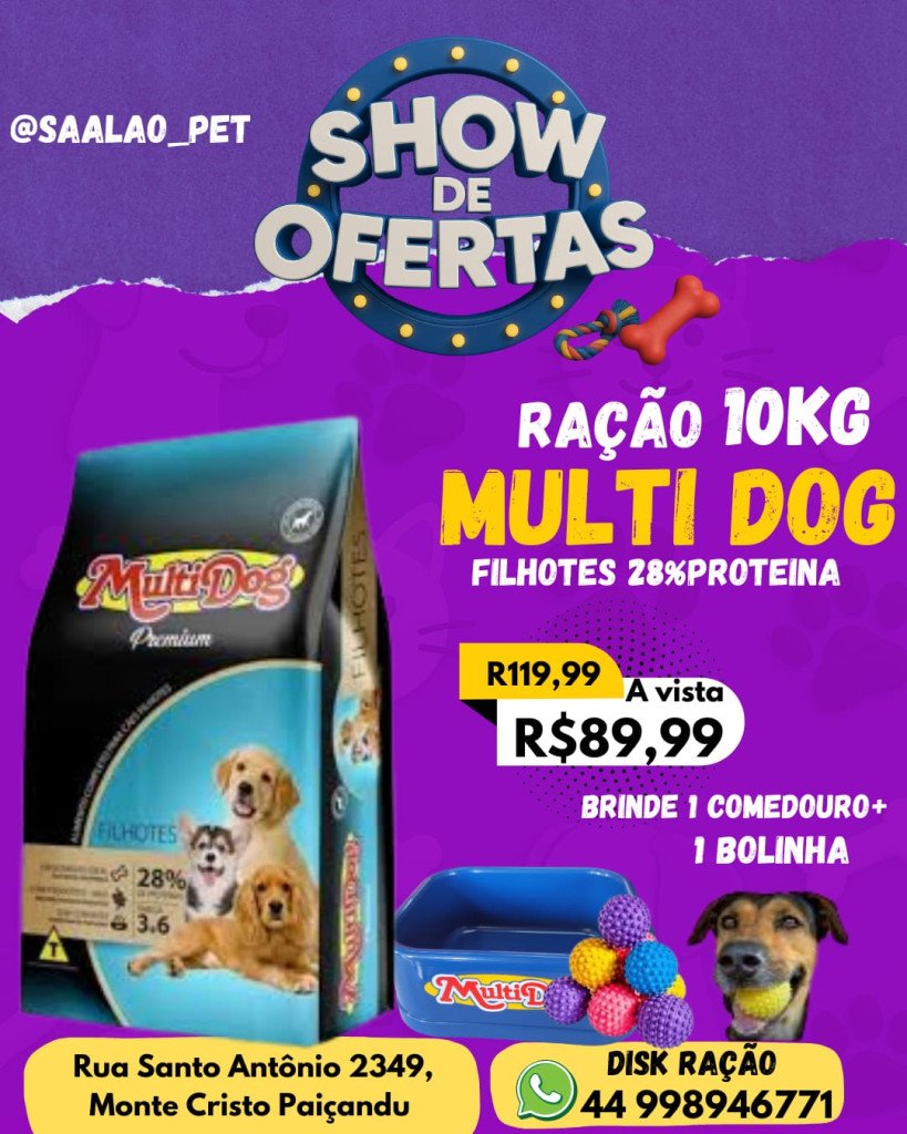  MULTI DOG 10KG FILHOTES 